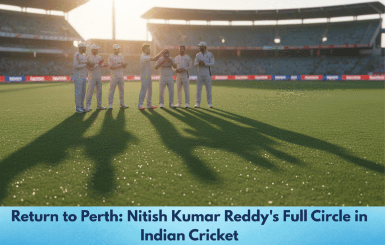 Nitish Kumar Reddy’s Full-Circle Journey in Indian Cricket