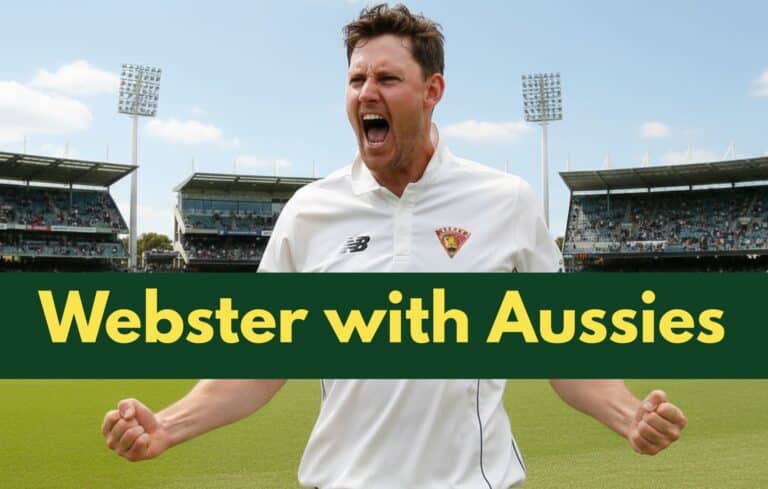 Beau Webster Australia Test Team