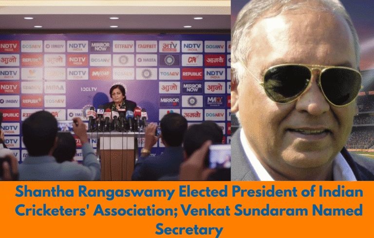 Shantha Rangaswamy Elected ICA President