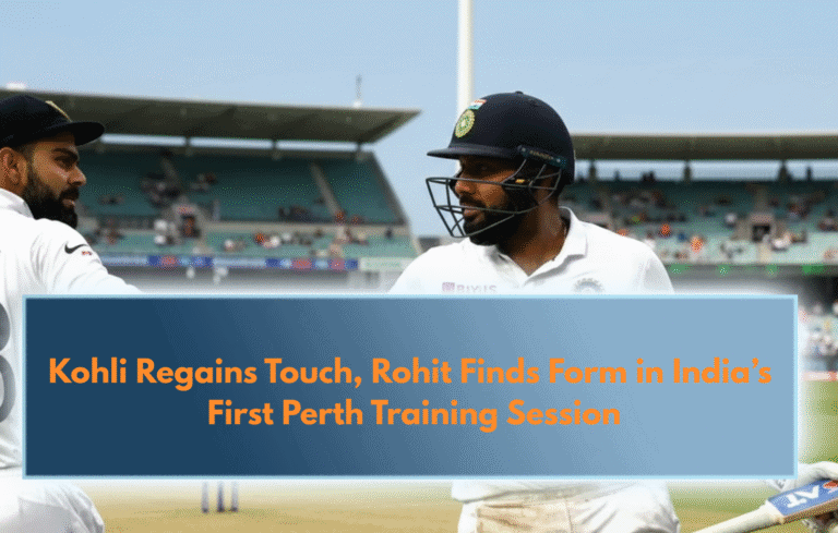 Kohli Regains Touch