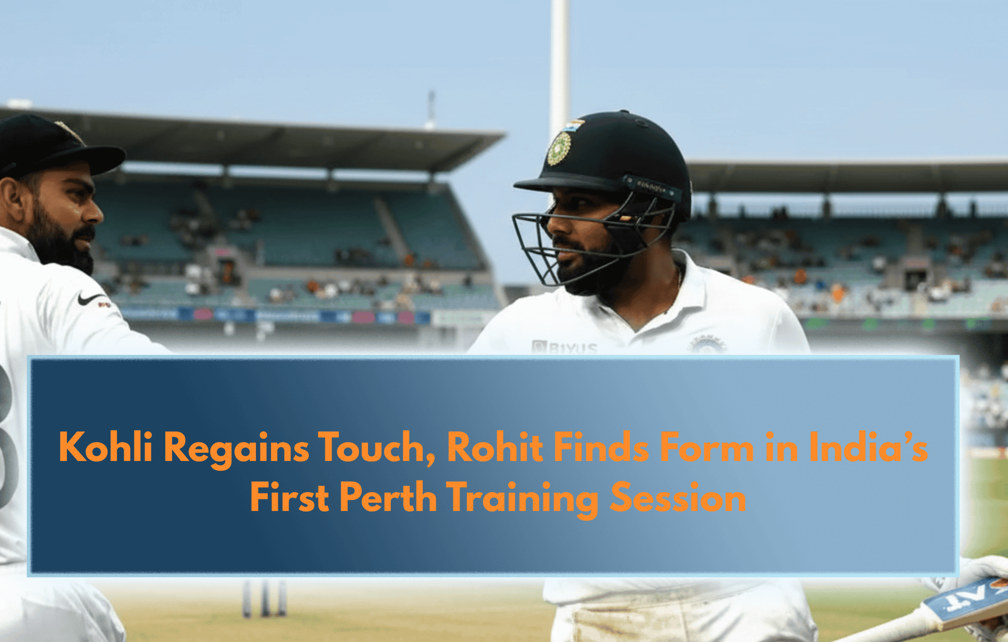 Kohli Regains Touch