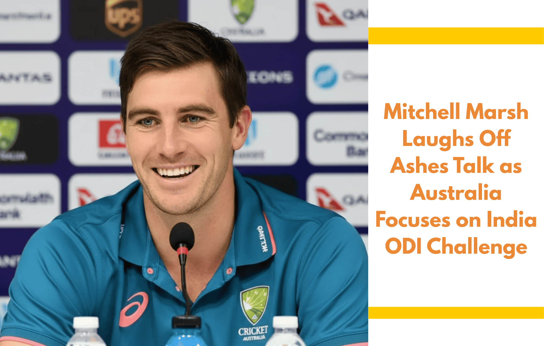 Mitchell Marsh Laughs Off Ashes Talk