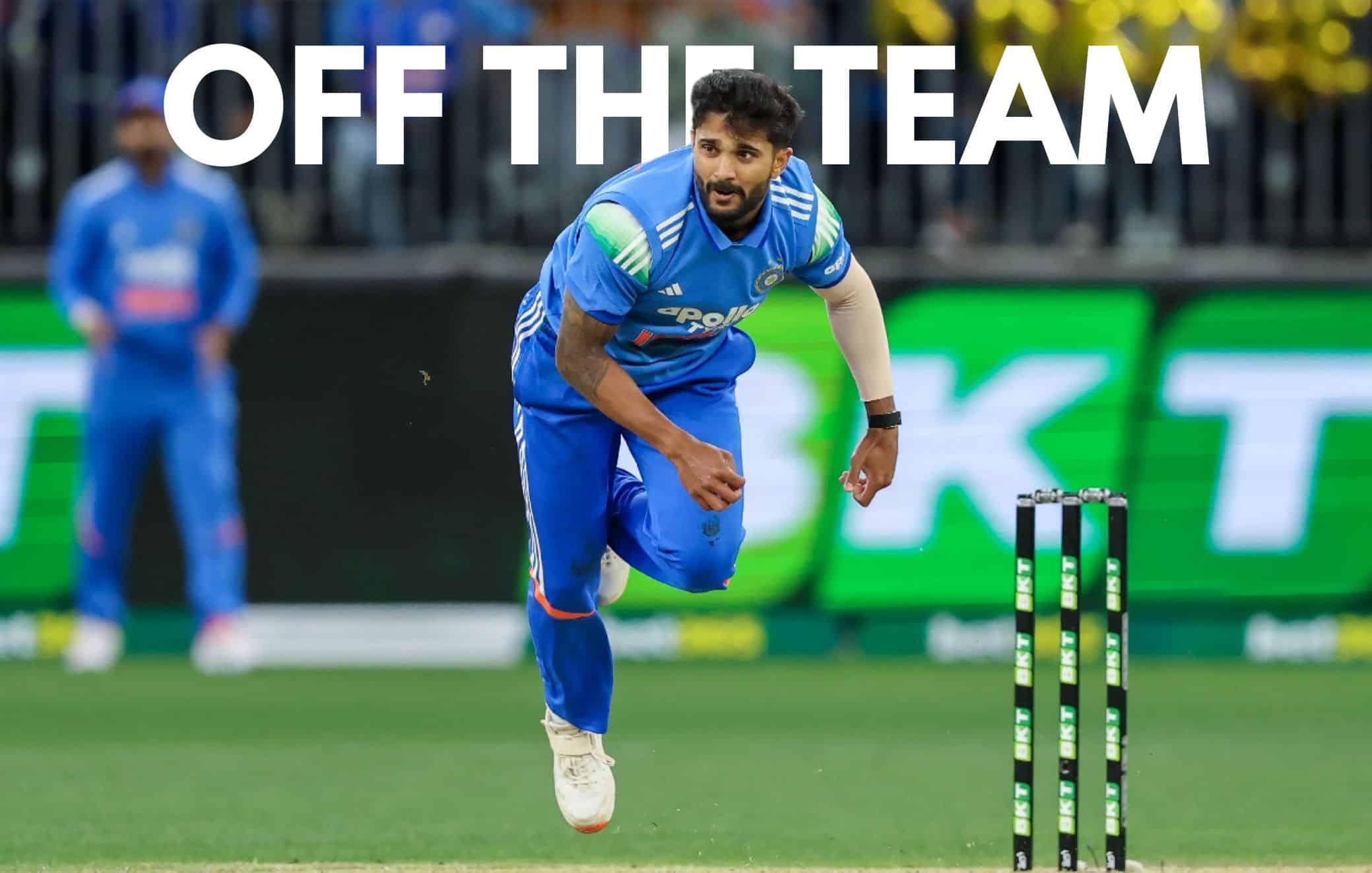 India cricket player running on field celebrating a successful play.