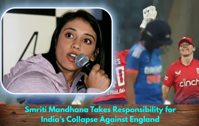 Smriti Mandhana Takes Responsibility