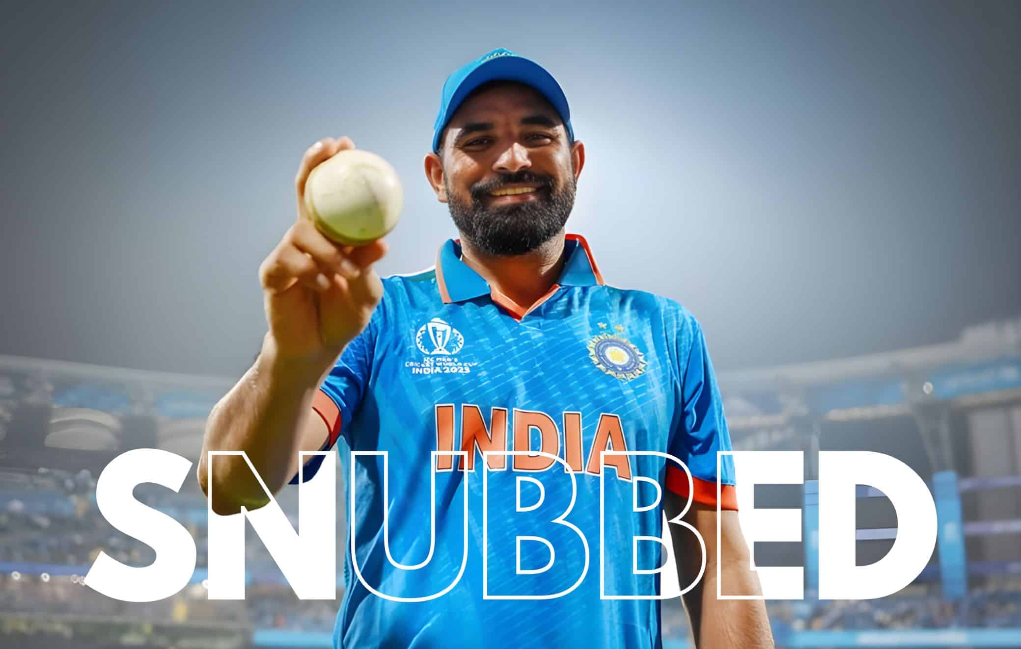 Mohammed Shami Snubbed