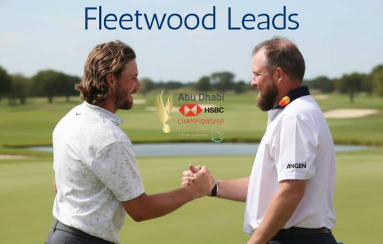 Tommy Fleetwood Abu Dhabi Championship Lead