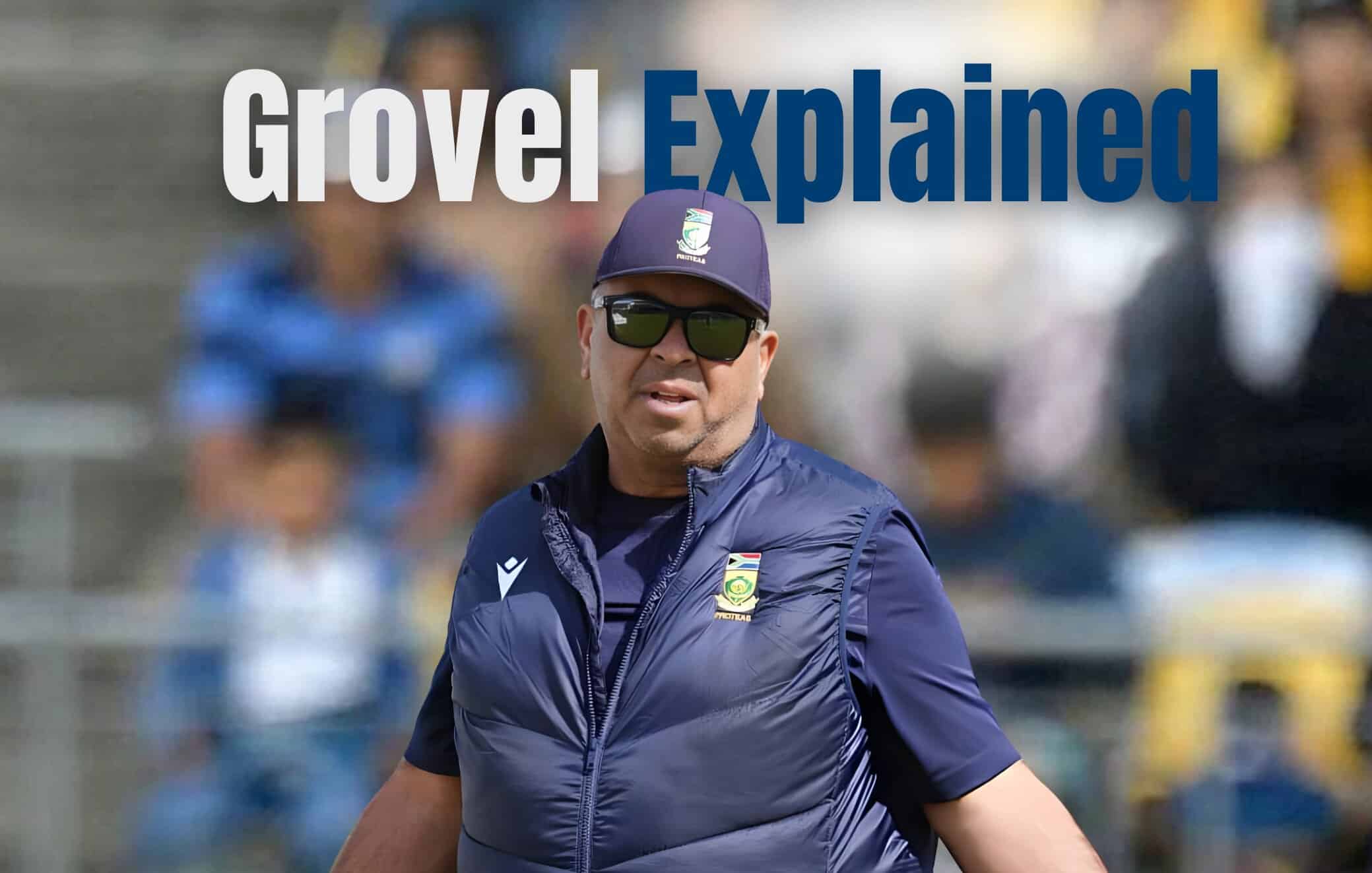 Shukri Conrad South Africa coach addressing media after grovel remark controversy India Test series 2025