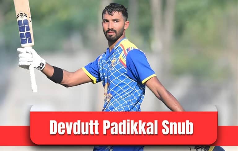 Devdutt Padikkal snub