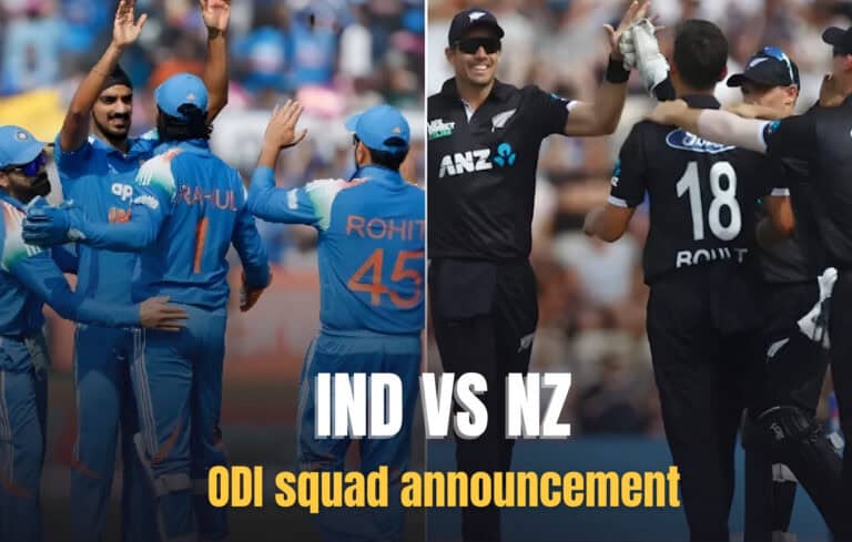 India New Zealand ODI squad