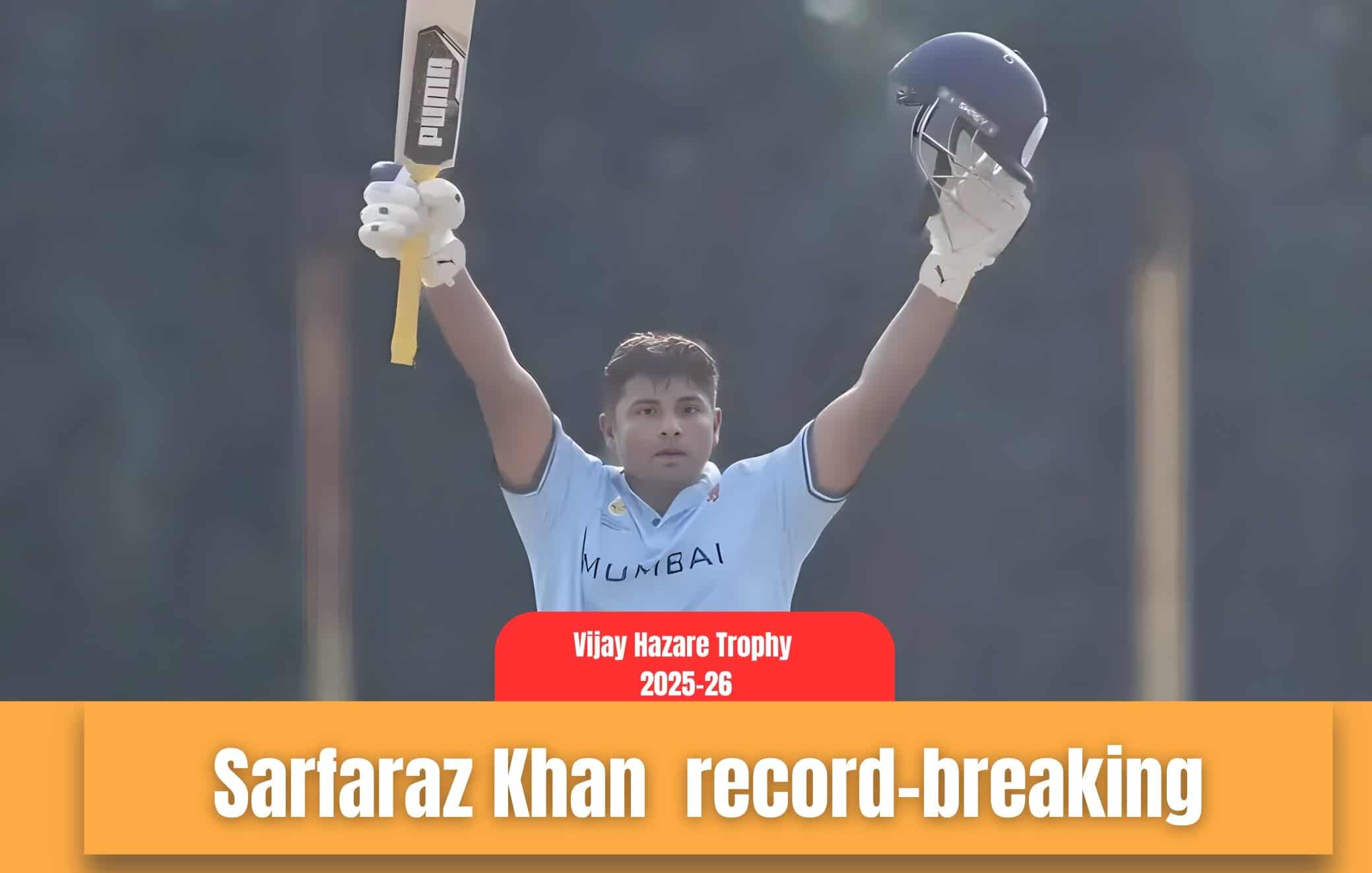 Sarfaraz Khan snub