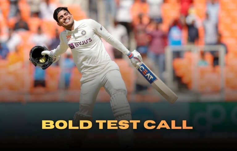 Shubman Gill Test