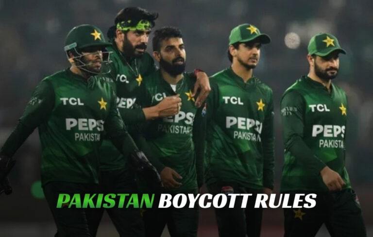 Pakistan Boycott Rules