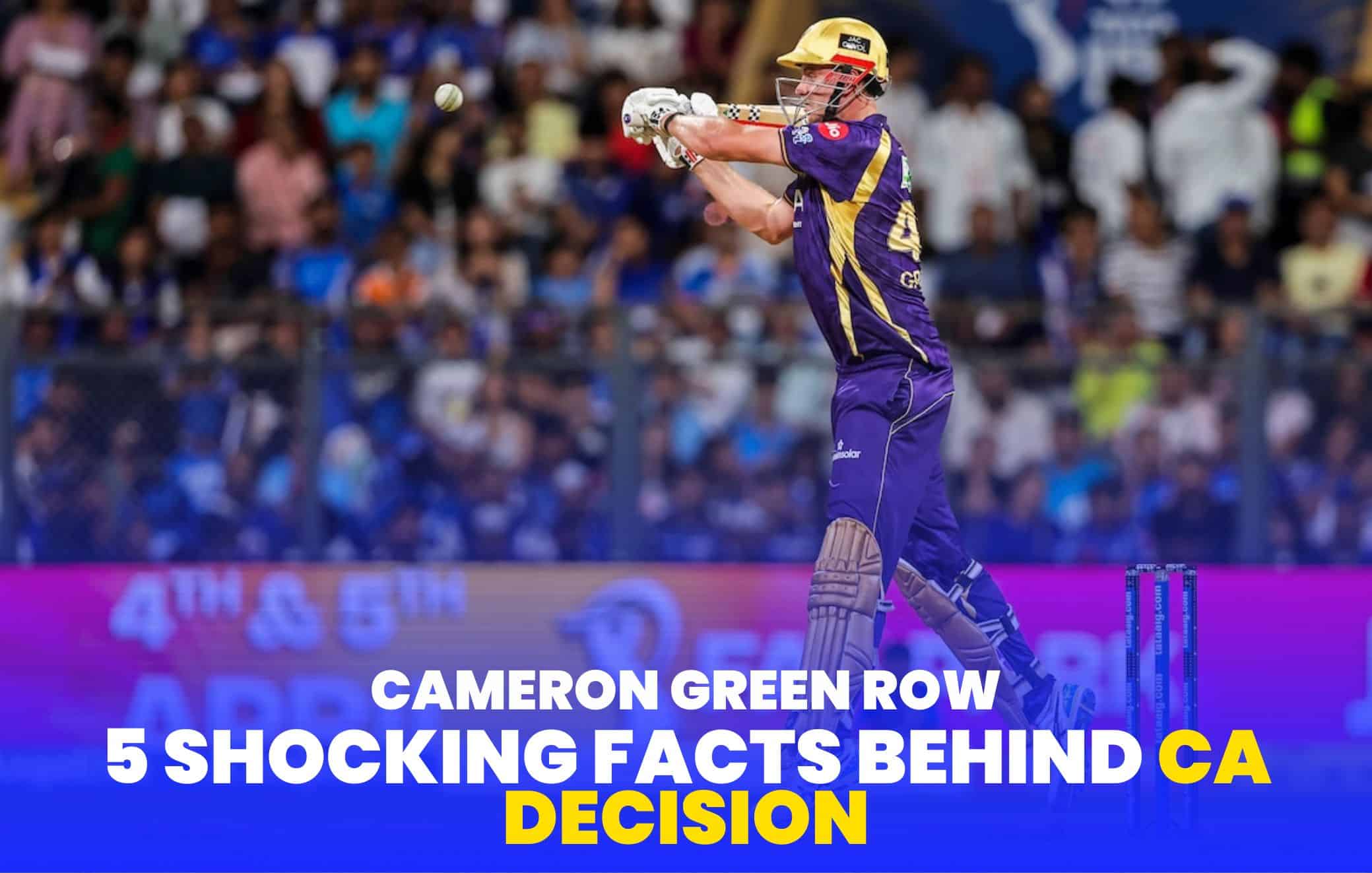 Cameron Green row
